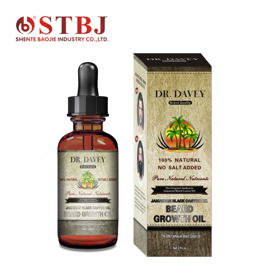DR. DAVEY Brand Quality 100% NATURAL NO SALT ADDED BEARD GROWTH OIL