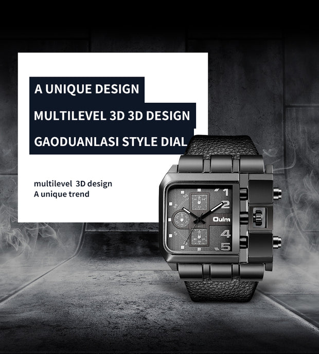 Oulm 3364 Military Quartz Watch