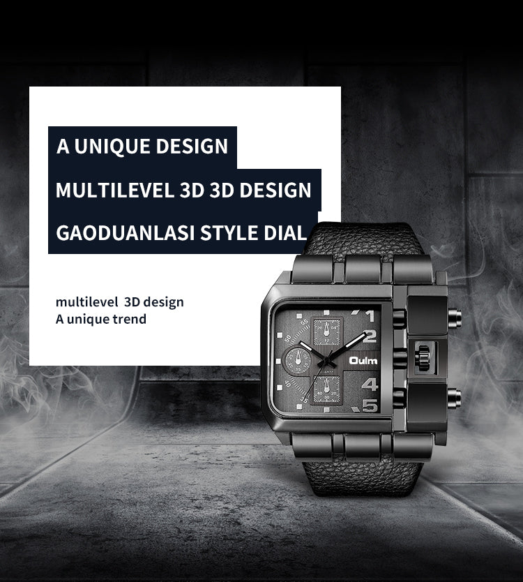 Oulm 3364 Military Quartz Watch